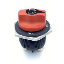 Interrupteur de batterie Interrupteur de batterie 12V-48V Interrupteur de batterie de voiture Interrupteur de 100A On-Off Installation Interrupteur