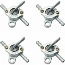 Lablanc - Interrupteur de Carburant Argent Robinet D'essence Ligne Robinet d'essence Scooter Robinet D'essence Essence Ligne Robinet D'essence