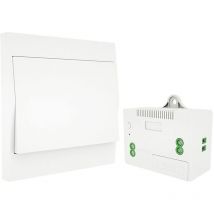 Interrupteur d'éclairage sans fil, Interrupteur Intelligent à télécommande Auto-alimenté RF433, Contrôleur de récepteur 2A, Pas de Batterie, Pas de