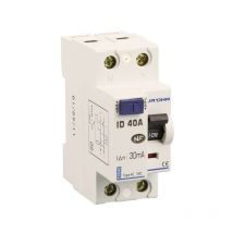 Interrupteur différentiel 1P+N 40A type ac Eur'ohm