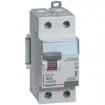 Interrupteur différentiel DX³-ID vis 2 Pôles 230V 40A Type ac 30mA 2 modules Legrand 411505