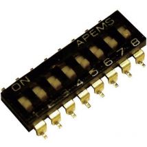 Interrupteur dip Apem IKH0403000 Nombre de pôles 4 cms 1 pc(s) D77413