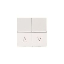 Interrupteur Double Pour Stores Blanc Niessen Zenit N2244.1 Bl
