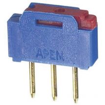 Apem - interrupteur à glissière NK236 12 v/ac 0.5 a 1 x on/on 1 pc(s)