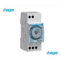 Unbekannt - Interrupteur horaire électromécanique 1 voie sur 7 Jours 1 contact inverseur avec réserve Hager EH271