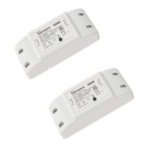 Sonoff - interrupteur intelligent wifi compatible avec amazon alexa google socket 2 pieces