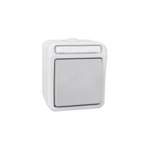 Interrupteur/inverseur Peranova 102453 Pera Gris Clair, Gris Foncé