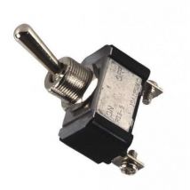 Interrupteur on-off-on metal chrome