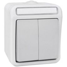 Peranova - Interrupteur pour gamme 102445 Pera gris clair, gris foncé