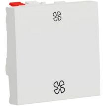 Schneider Unica Commande Vmc 2 Vitesses 2 Modules Mécanisme Blanc - Nu320320vmc