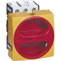 Interrupteur sectionneur Baco 222102 25 a 1 x 90 ° jaune, rouge 1 pc(s)