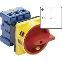 Kraus & Naimer Kg100.t203/01.e Interrupteur Sectionneur Refermable 100 A 1 X 90 ° Rouge, Jaune 1 Pc(s)