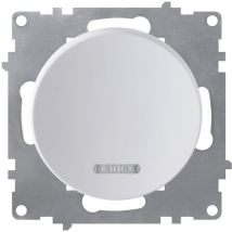 Onekeyelectro - Interrupteur simple allumage, avec témoin lumineux led, 1 voie - blanc