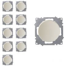Interrupteur simple allumage (lot de 10) - beige