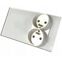 Interrupteur Simple Tactile 1k Double Prise