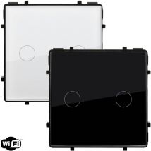 Interrupteur Tactile WiFi Double Modern Blanc