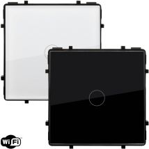 Efectoled - Interrupteur Tactile WiFi Simple Modern Noir