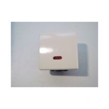 Interrupteur va et vient a temoin large ivoire Simon 27202-62