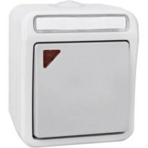 Peranova - Interrupteur va-et-vient 102450 Pera gris clair, gris foncé