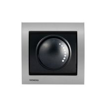 Interrupteur Volet Roulant Anthracite Delta Iris + Plaque Métal Alu Silver Siemens