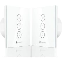 Paryou - Interrupteur Volet Roulant Connecté WiFi, Commutateur Intelligent Volet Roulant Stores Connecté Compatible, Interrupteur Tactile Peut