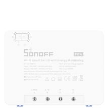 Sonoff - Interrupteur WiFi Compteur d'Énergie POWR3 25A Blanc