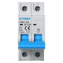 Ettroit - Interruptor automático en miniatura 20A 2P 220V Stotz