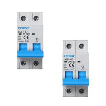 Ettroit - Interruptor automático magnetotérmico 20A 2P 220V Salvavidas Stotz 2 Piezas