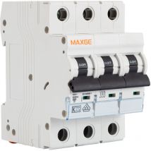 Interruptor Magnetotérmico Residencial 3P 10-63A 6kA Curva c Maxge 63 a