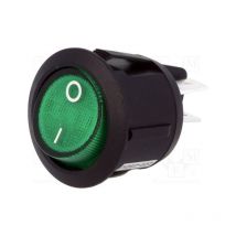 SCI - Interruptor Basculante Bipolar 10a/250vAC Luminoso Verde