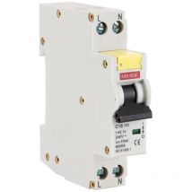 Interruptor Combinado dpn (Magnetotérmico + Diferencial) Residencial 1P+N 6-40 a 6kA Curva c Maxge 6 a