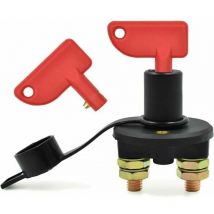 XVX - Interruptor de batería de coche, 12/24 v, 500 a máx., interruptor de desconexión de emergencia para coche, interruptor automático de batería