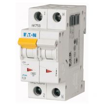 Interruptor de circuito Eaton 25A 1P+N 4.5 ka 2 módulos 243232
