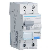 Hager - Magnetotérmico Diferencial 1P+N 10A 4,5kA 10mA curva c Tipo a 2M ACA810H
