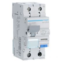 Hager - Magnetotérmico Diferencial 1P+N 20A 4,5kA 30mA curva c Tipo a 2M ADA820H