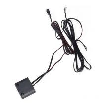 L&s - Interruptor de contacto de puerta led negro 12/24 v 30/60 w 34mm