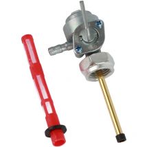 Ej.life - Válvula de interruptor de tanque de combustible universal Qiilu para motocicleta CB350, CB400, CB750, CB900, CX500, CX500C y CX500D