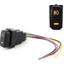Interruptor de luz antiniebla, botón de repuesto para Pajero/Lancer/Outlander/Triton, botón de luz antiniebla, interruptor de control de luz
