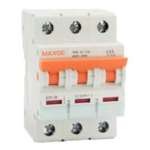 Interruptor de Maniobra Carril din 3P 16-125A Maxge Alpha+ 16 a