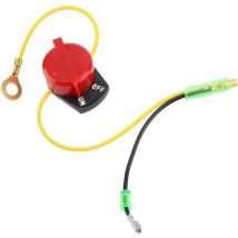 Interruptor de parada de motor Ej.life para Honda GX110, GX120, GX160, GX200, GX240, GX270, GX340 y GX390