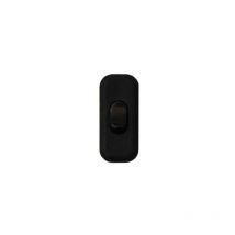 Electraline - Interruptor unipolar a tope, 2A, 250V, negro
