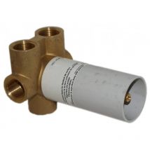 Sandri - Interruptor de tres salidas con mango cromado.