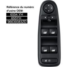 Sjlerst - Interruptor del elevalunas eléctrico 6554.YH Reemplazo del interruptor del elevalunas eléctrico para citroen C4 grand picasso