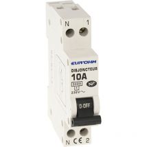 Interruptor autom tico 1P+N NC curva C conexi n por tornillo alto/bajo 3kA - IP20/IK02 10A