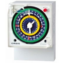 ORBIS OB051223 Interruptor horario analógico semanal CRONO QRSD