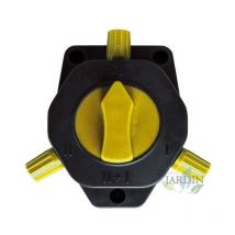 Suinga - Interruptor para cerca agrícola con botón giratorio resistente, control de cercas eléctricas