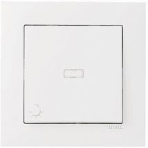 Interruptor pulsador luminoso 250V bl