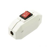 Interruttore a bilanciere bipolare 12A bianco
