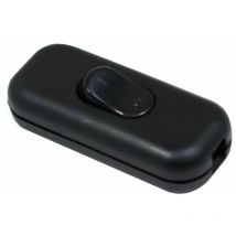 Interruttore Lampada on off Nero Due Vie 250V 2A T55 Interruttore Linea S05B