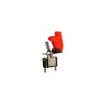 Interruttore a levetta on-off 12V/20A con cappuccio protettivo rosso e led mcpower
